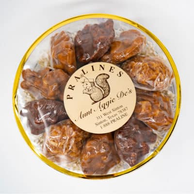 Sampler package of Aunt Aggie De's pecan pralines