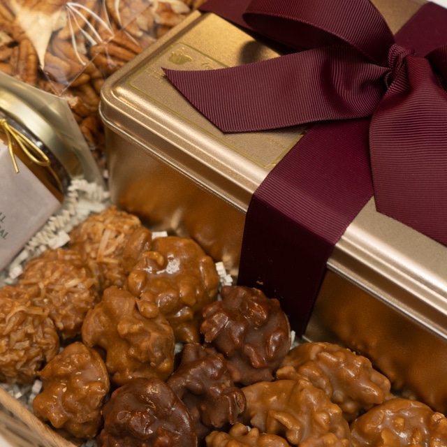 Shop Individually wrapped Texas Pecan Pralines, Gift Sets & other Confectionaries made in Texas by Aunt Aggie De's