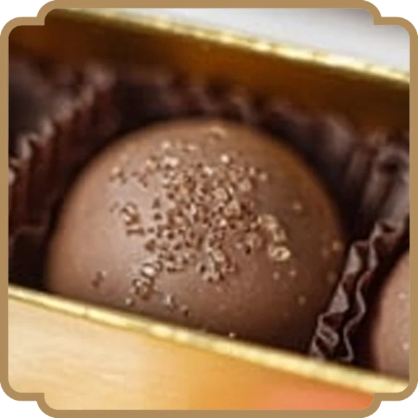 5 Piece Praline Truffle Gold Gift Box