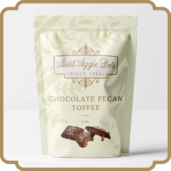 Chocolate Pecan Toffee with Salted, Roasted Pecan Sprinkles